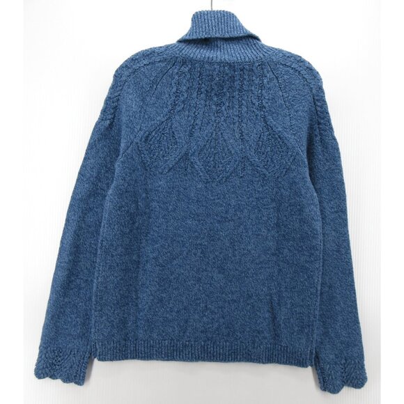 Sundance Sweater Small Silk Blend Turtleneck Yoke Pullover Knit NEW - Picture 6 of 11